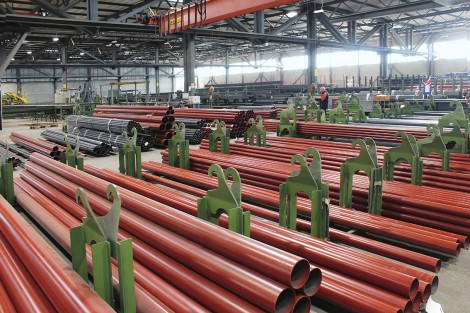 Lagerstruktur Stahl und Metalle